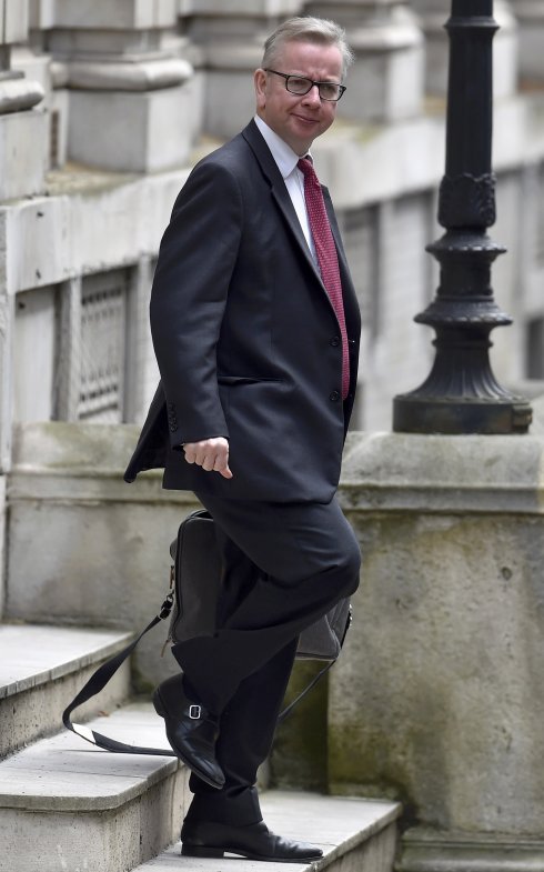 Gove abandona Downing Street. 