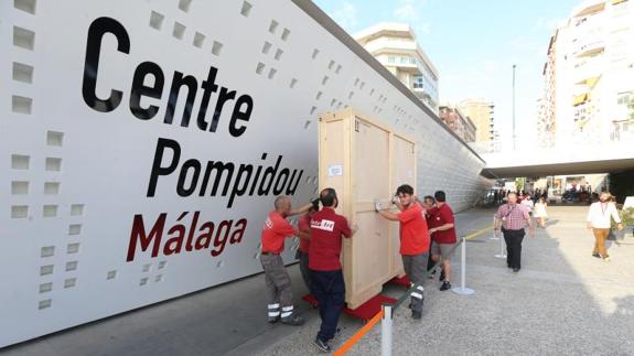 El Centro Pompidou Málaga acaba de recibir las obras 