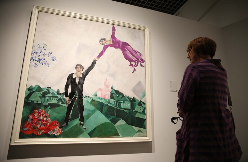 'El Paseo', una de las obras emblemáticas de Chagall. 