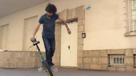 Pablo Rodríguez se proclama campeón del mundo de monociclo en la modalidad X-Style