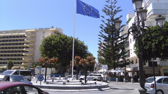 La plaza de la Unión Europea, tras ser reformada. :: a. g.
