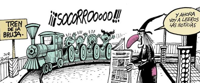 El peculiar tren de la bruja de Idígoras