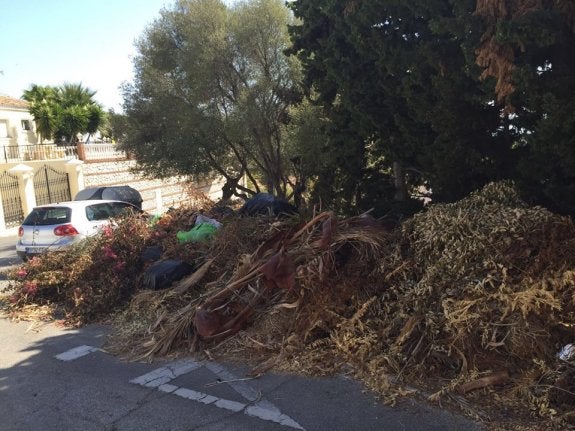 BENALMÁDENA LIMPIA UN VERTEDERO ILEGAL
