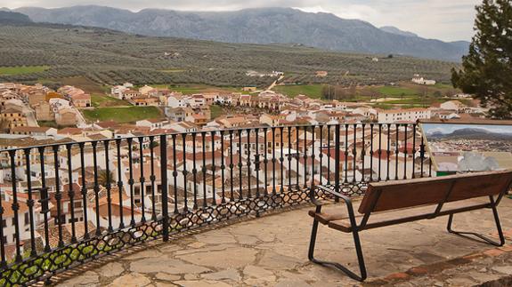 Panorámica de Villanueva del Trabuco. 
