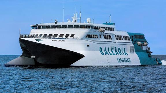 Baleària ha puesto en servicio el catamarán Pinar del Río entre Motril y Melilla.