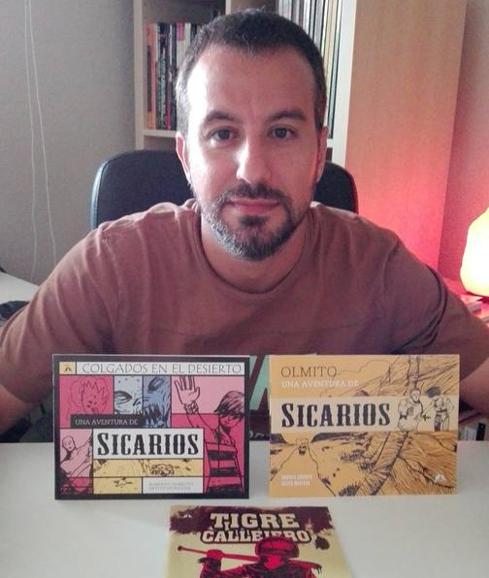 Roberto Corroto, guionista del cómic ‘Sicarios’. 