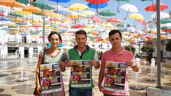 Presentación de la carrera, este martes en la plaza de la Constitución