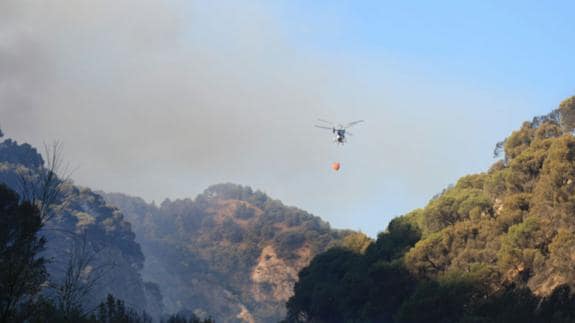 El incendio de Archidona impide volar a los pilotos de la Concentración de Vuelo Libre de Loja