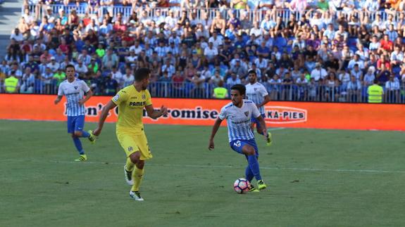 El Málaga pierde contra el Villarreal (0-2)