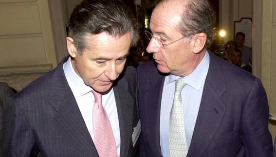 Miguel Blesa y Rodrigo Rato, cuando el primero presidía Caja Madrid y el segundo era ministro. 