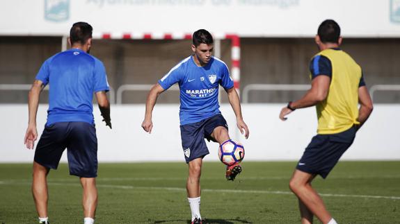 Imagen del entrenamiento de esta mañana