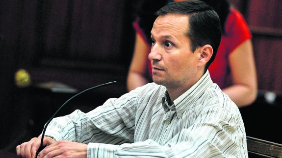 Bretón, durante la vista oral por el doble asesinato de sus hijos en la Audiencia de Córdoba. 