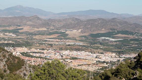 Vista de Alhaurín de la Torre y parte del Valle del Guadalhorce