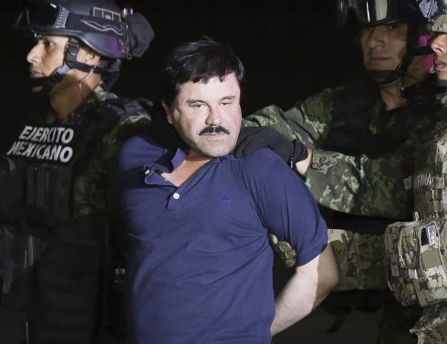 Última detención de Guzmán, en enero pasado. :: efe