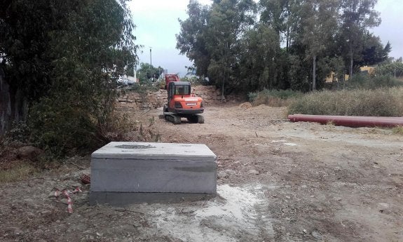 Obras realizadas en al urbanización del Seghers. 