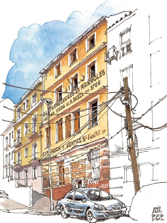 Málaga a trazos: Antes del neón