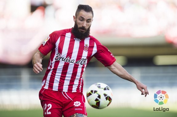 Cifu, en un partido esta temporada del Girona. :: laliga