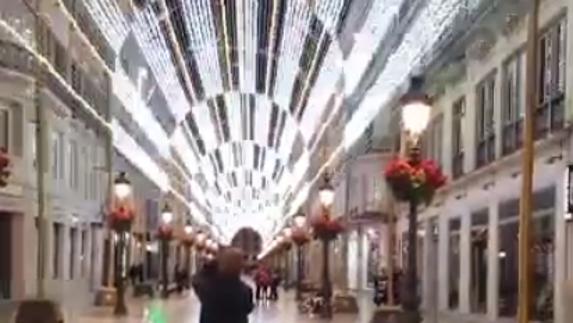Así brillarán las luces de Navidad en calle Larios