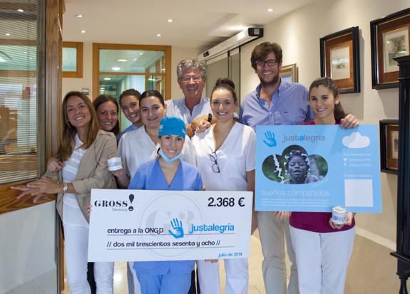 Gross Dentistas colabora en varios proyectos con distintas ONG malagueñas.