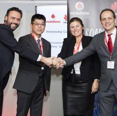 Huawei y Vodafone presentan en la feria de Barcelona European Utility Week el nuevo avance.