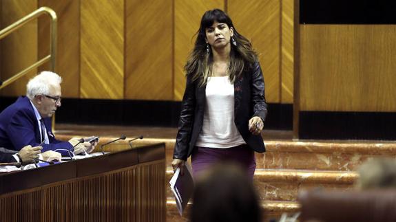 Teresa Rodríguez, reelegida líder de Podemos en Andalucía. 
