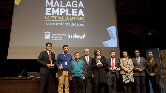 Ikea Málaga, Icab Mobility, Grupo Sifu y Verdecora han sido reconocidos en la feria Málaga Emplea.