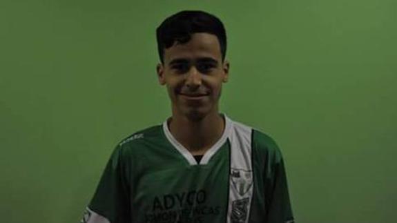 El jugador de Tercera Andaluza juvenil del Malaka 