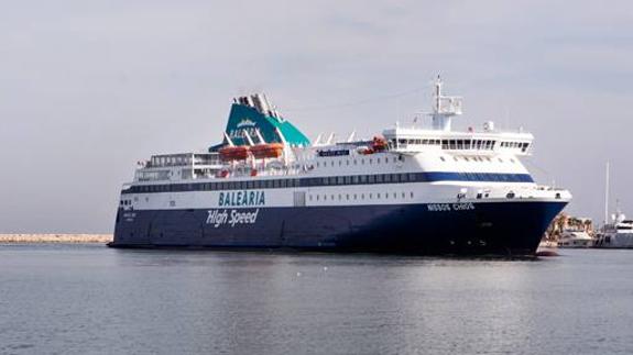 El ferry ‘Nissos Chios’ operará la segunda línea entre Málaga y Melilla 