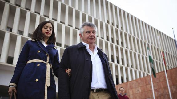 Juan Antonio Roca, durante su primer permiso, en noviembre pasado.