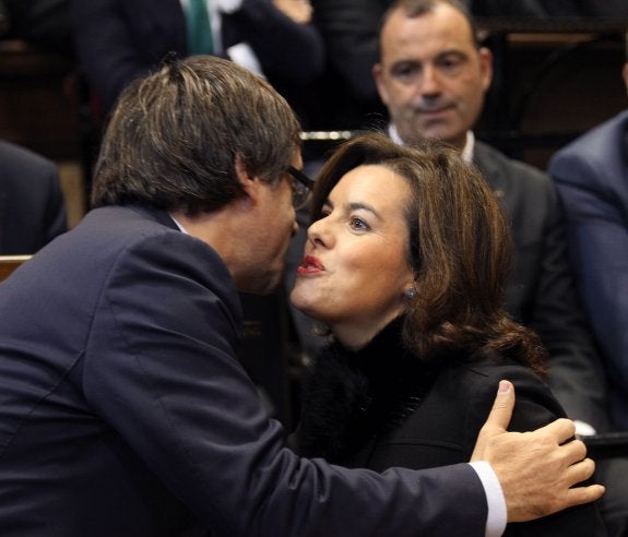 Santamaría acepta que el PP se equivocó en el Estatut al no pactar con el PSOE