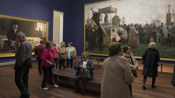 Las salas del Museo de Málaga vivieron ayer una jornada muy animada. 