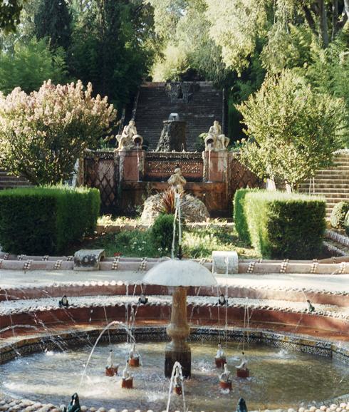 Foto de archivo de una de las fuentes de la finca.