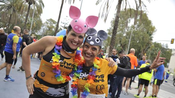 Javier Aranda y Victoria Bandera ganan la VI Marcha Solidaria San Silvestre Palma-Palmilla