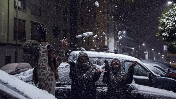 Nieve en Ronda.
