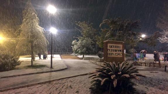 Nevada en Alhaurín el Grande. 