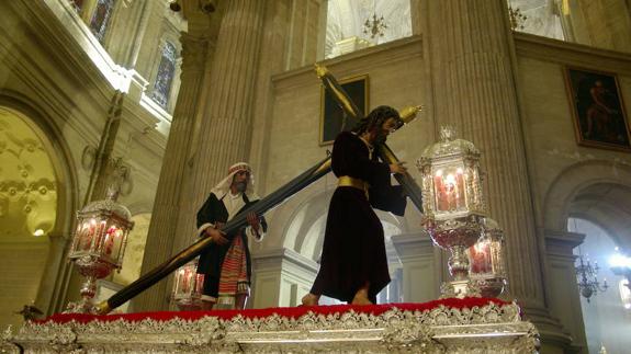 Jesús de la Pasión, en la Catedral de Málaga.