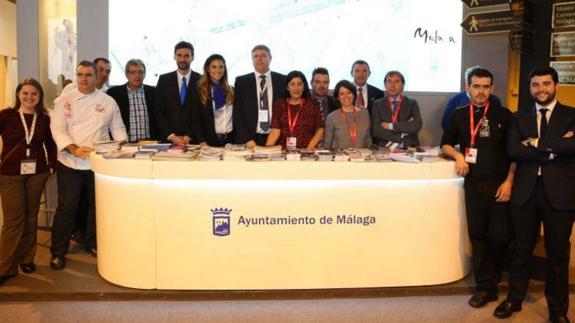 Expositor del Ayuntamiento de Málaga en Fitur.