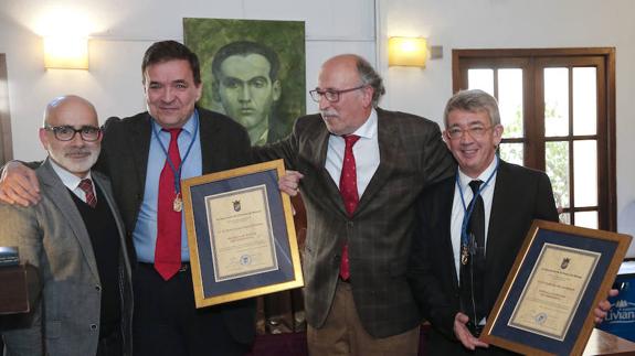 Marcos Bonastre, Pedro Luis Gómez, Rafael Salas y Guillermo Busutil.