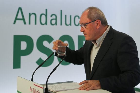 El secretario de Organización del PSOE andaluz, Juan Cornejo. :: efe