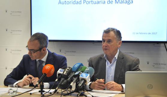 El presidente, Paulino Plata, y el director, José Moyano, presentaron ayer los resultados.