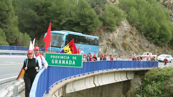 Participantes en un homenaje anterior a 'La Desbandá'.