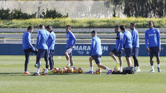 Imagen del entrenamiento de hoy