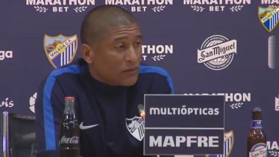 El técnico malaguista, Marcelo Romero.