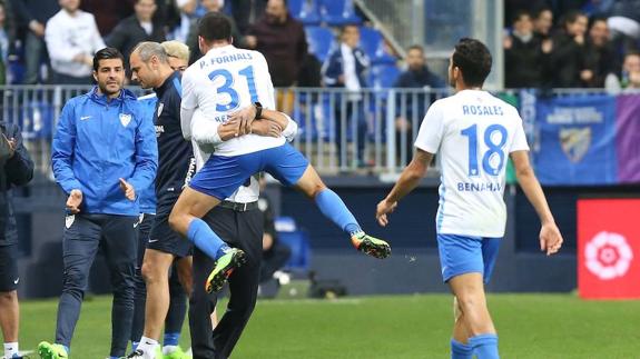Un Málaga sacrificado, con fortuna y guiado por Keko (2-1)