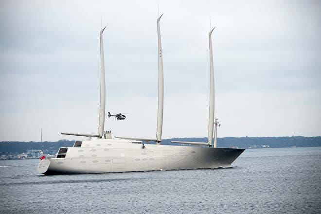 Así es el yate a vela más espectacular del mundo, ahora retenido en Gibraltar