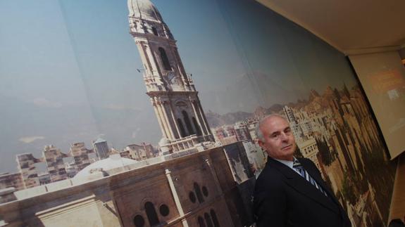 Diego Estrada, ayer en la casa de Estudiantes. 