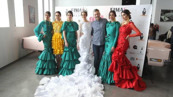 El joven Antonio Lara, ganador del certamen de diseñadores noveles de Fimaf 2017.