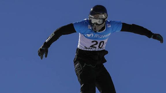 Regino Hernández, en la clasificatoria del viernes. 