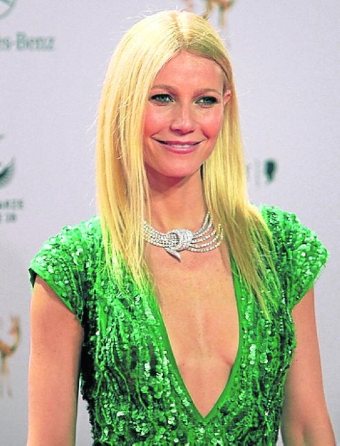 Gwyneth Paltrow, con su 'familia' española