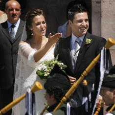 En julio de 2006 la pareja se casaba por todo lo alto en Covadonga, un año después de conocerse.